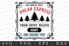 Polar Exoress Clipart PNG | Christmas Png Product Image 1