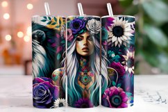 Flower Girl 20oz Tumbler Wrap Sublimation Product Image 1