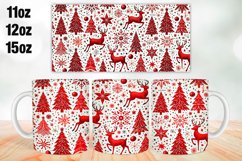Christmas Mug Wrap Sublimation 11oz, 12oz, 15oz Product Image 1