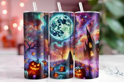 Halloween 20oz Tumbler Wrap Sublimation Product Image 1