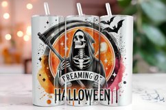Halloween Skeleton 20oz Tumbler Wrap Sublimation Product Image 1