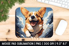 Dog Mouse Pad Sublimation Design | Mouse Pad Design Product Image 1