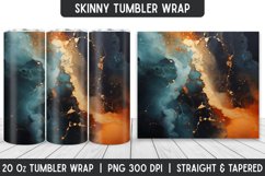 Seamless Marble Tumbler Sublimation Wrap | | Sublimation Product Image 1