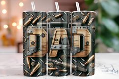 Father's Day 20oz Tumbler Wrap Sublimation Product Image 1