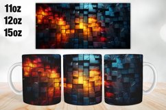3D Mug Wrap Design | Sublimation PNG | 11oz 12oz &amp; 15oz Product Image 1
