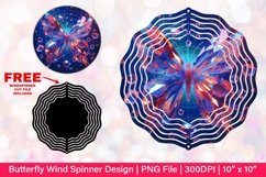 Butterfly Wind Spinner Sublimation Design Product Image 1