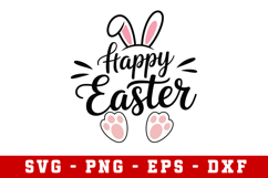 Happy Easter Svg Design | Easter Svg cut files Product Image 1