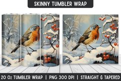 Christmas Tumbler Sublimation Wrap | Sublimation Designs Product Image 1
