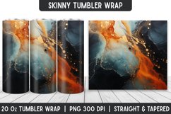 Seamless Marble Tumbler Sublimation Wrap | | Sublimation Product Image 1