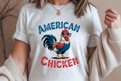 American Chicken Svg Design | 4th of july svg | Shirt Svg Product Image 2