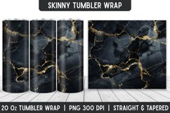 Seamless Marble Tumbler Sublimation Wrap | Sublimation Product Image 1