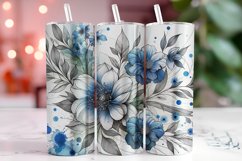 Florals 20oz Tumbler Wrap Sublimation Product Image 1