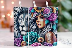 Flower Girl 20oz Tumbler Wrap Sublimation Product Image 1