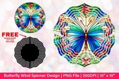 Butterfly Wind Spinner Sublimation Design Product Image 1