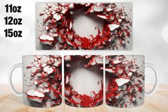 3D Mug Wrap Design | Sublimation PNG | 11oz 12oz &amp; 15oz Product Image 1