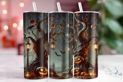 Halloween 20oz Tumbler Wrap Sublimation Product Image 1