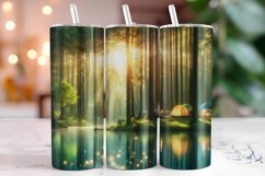 Misty Forest 20oz Tumbler Wrap Sublimation Product Image 1