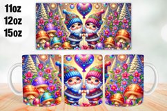 Happy Valentine Day Mug Wrap Sublimation 11oz, 12oz, 15oz Product Image 1