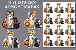 Halloween Boo Stickers Png | Printable Product Image 1