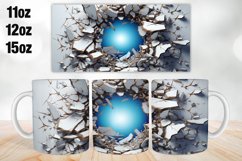 3D Mug Wrap Design | Sublimation PNG | 11oz 12oz &amp; 15oz Product Image 1