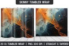 Seamless Marble Tumbler Sublimation Wrap | | Sublimation Product Image 1