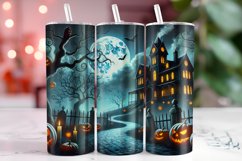 Halloween 20oz Tumbler Wrap Sublimation Product Image 1
