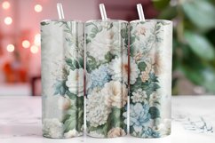 Florals 20oz Tumbler Wrap Sublimation Product Image 1