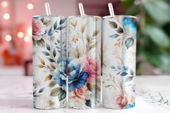 Florals 20oz Tumbler Wrap Sublimation Product Image 1