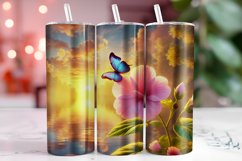 Flower spring 20oz Tumbler Wrap Sublimation Product Image 1