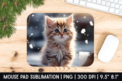 Cute Cat Mouse Pad Sublimation Designs | Mouse Pad Designs Product Image 1