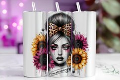 Affirmation Tumbler Wrap, 20 oz Skinny Tumbler sublimation Product Image 1