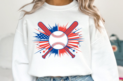 America Baseball Svg Design | 4th of july svg | Shirt Svg Product Image 1