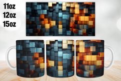 3D Mug Wrap Design | Sublimation PNG | 11oz 12oz &amp; 15oz Product Image 1
