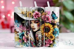 Flower Girl 20oz Tumbler Wrap Sublimation Product Image 1