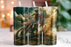 Motorcross 20oz Tumbler Wrap Sublimation Product Image 1