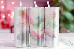 Pastel Marble 20oz Tumbler Wrap Sublimation Product Image 1