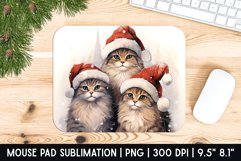 Cute Cats Mouse Pad Sublimation Designs | Mouse Pad Designs Product Image 1