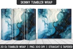 Seamless Marble Tumbler Sublimation Wrap | Sublimation Product Image 1
