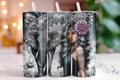 Flower Girl 20oz Tumbler Wrap Sublimation Product Image 1