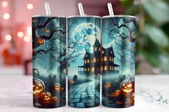 Halloween 20oz Tumbler Wrap Sublimation Product Image 1