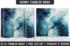 Seamless Marble Tumbler Sublimation Wrap | Sublimation Product Image 1