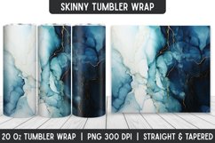 Seamless Marble Tumbler Sublimation Wrap | Sublimation Product Image 1