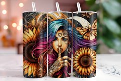 Flower Girl 20oz Tumbler Wrap Sublimation Product Image 1