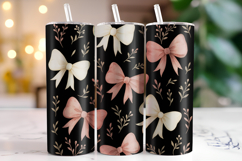 Bow Tumbler Wrap | Sublimation | Tumblers Product Image 1