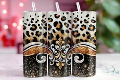 Leopard Pattern 20oz Tumbler Wrap Sublimation Product Image 1