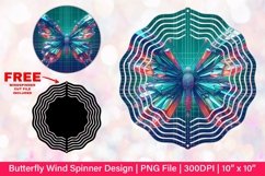 Butterfly Wind Spinner Sublimation Design Product Image 1