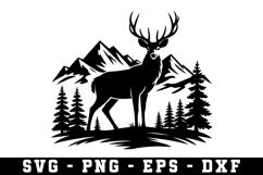 Deer Svg | Forest Svg | Svg Cut File Product Image 1