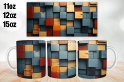 3D Mug Wrap Design | Sublimation PNG | 11oz 12oz &amp; 15oz Product Image 1