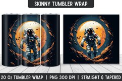 Astronaut Tumbler Sublimation Wrap | Tumbler | Sublimation Product Image 1