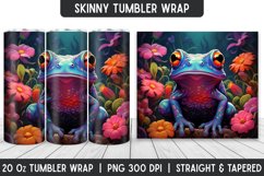 Frog Tumbler Sublimation Wrap | Tumbler | Sublimation Product Image 1